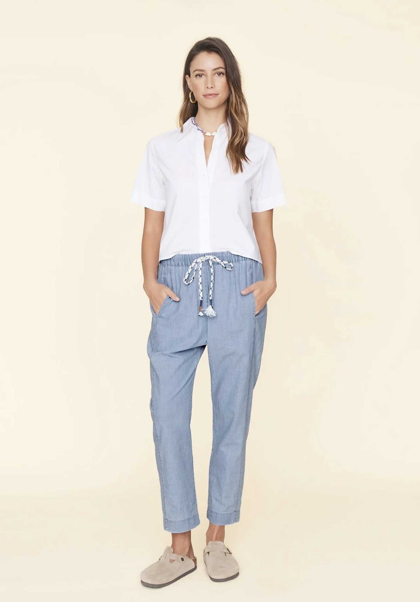 Pants Draper X7chm117 Dusty-Blue