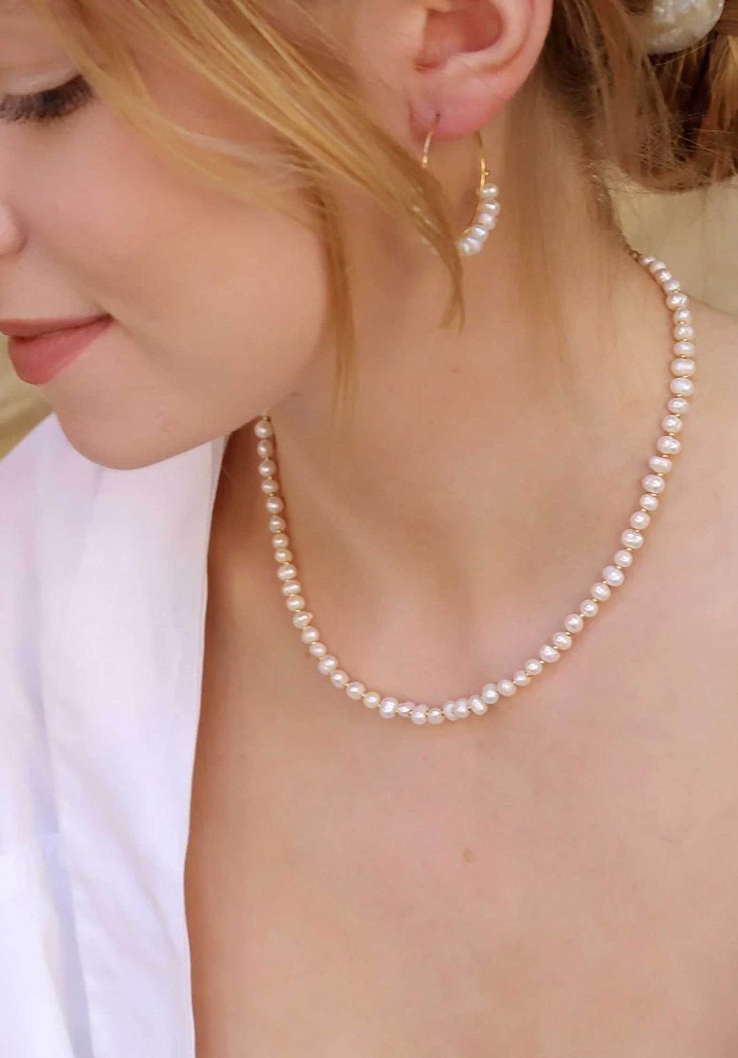 Necklace A2106nk01 Ophelie Collier Pearl