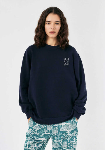 Sweatshirt The End 224ae004 401-Midnight-Blue