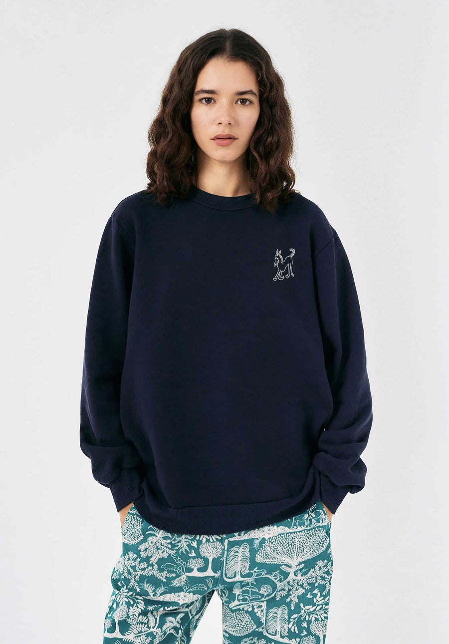 Sweatshirt The End 224ae004 401-Midnight-Blue