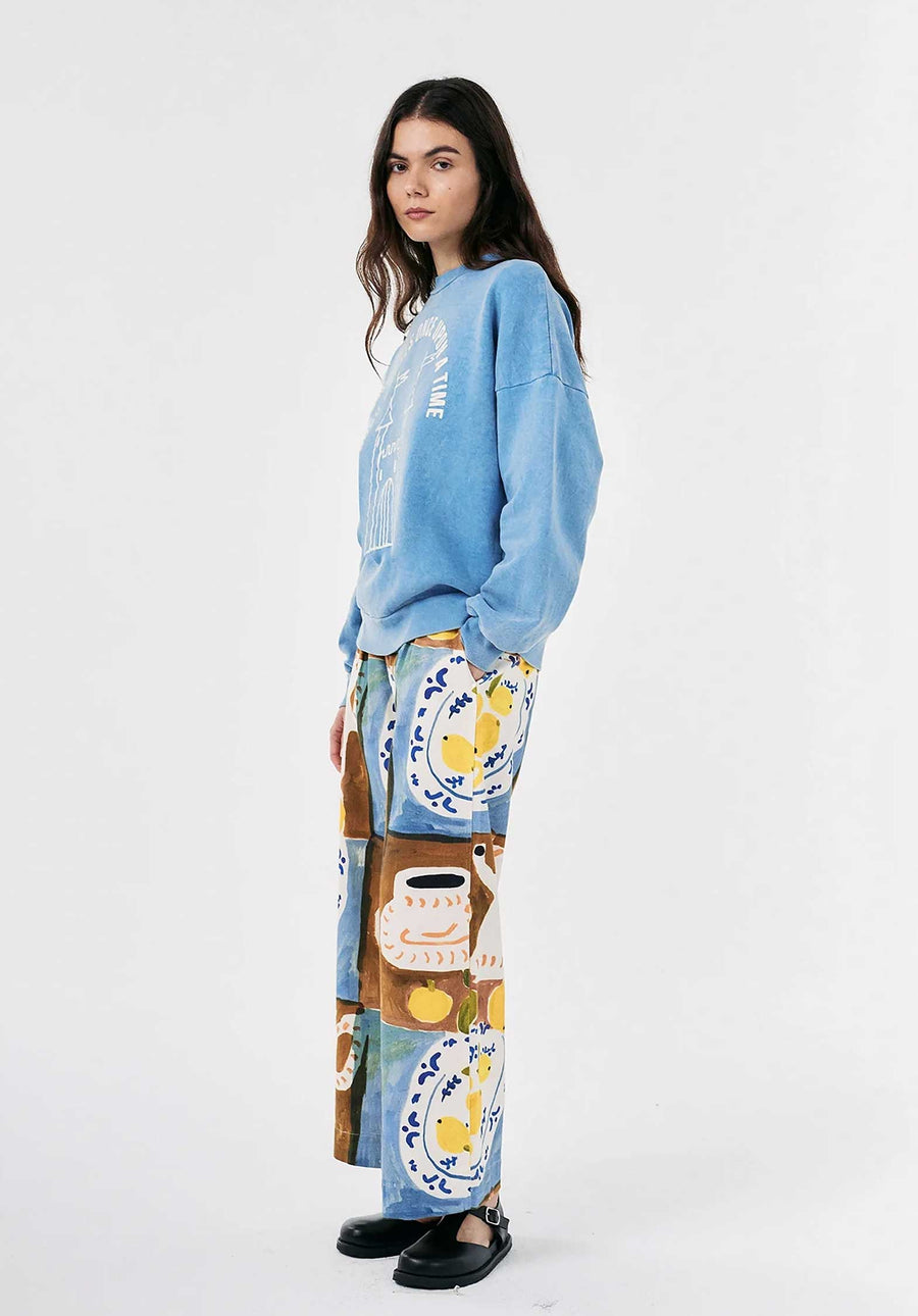 Sweatshirt Faraway 224ad018 451-Light-Blue