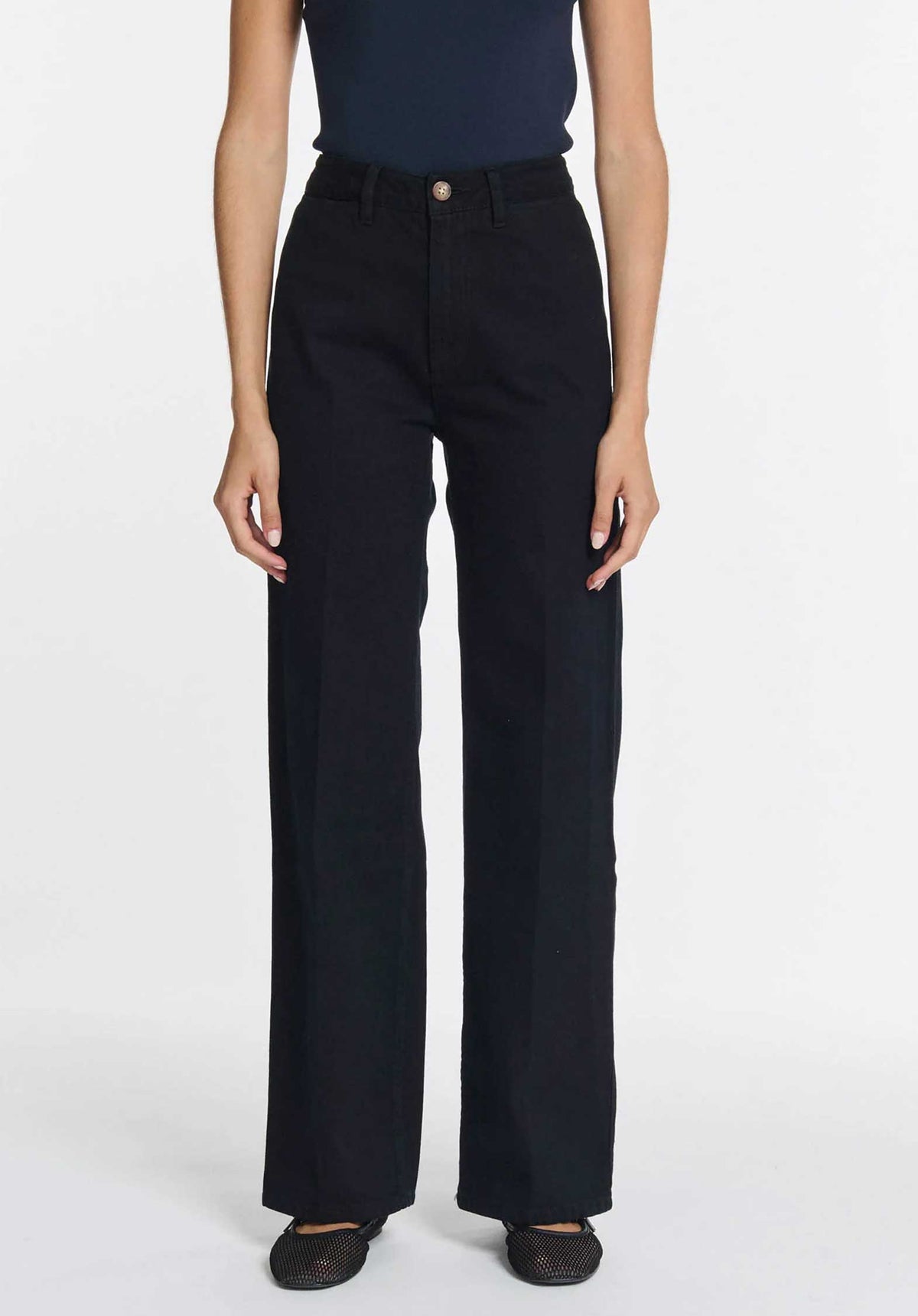 LAB DIP | Swann  Jeans - High Rise Black