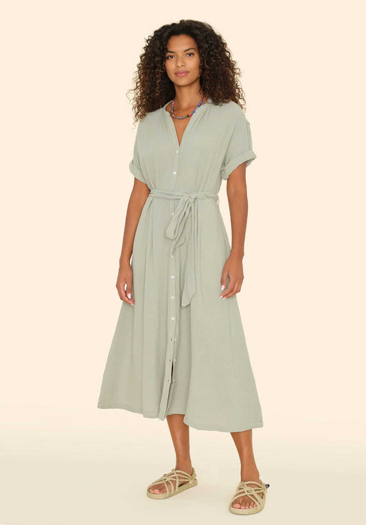 Dress Cate Dress Aqua-Grey