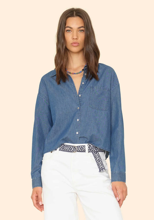 Denim Shirt Dion Shirt Blue-Rinse
