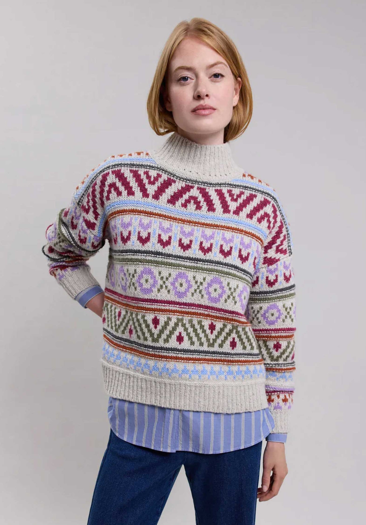 Pullover Mayalen Bcnm Mayalen Bcnm520 Multico