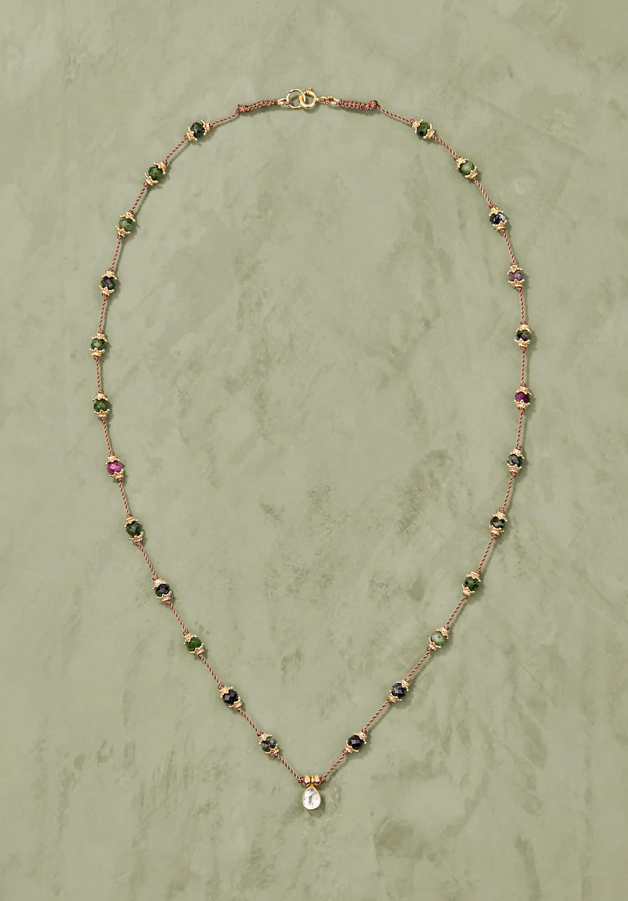 Necklace Sriphala Ta Sriphala Talisma Zoisite-Crystal