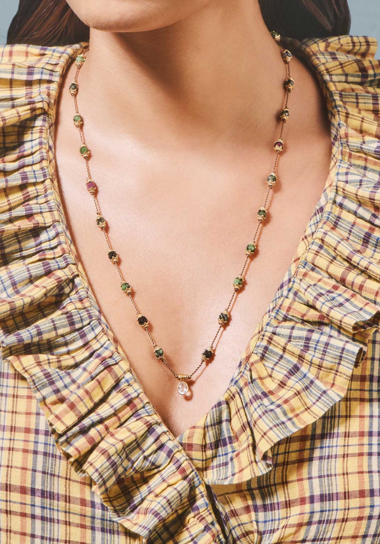 Necklace Sriphala Talisma Zoisite-Crystal