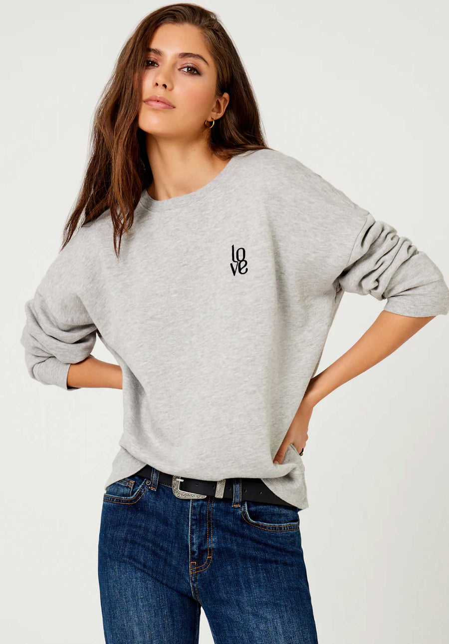 Sweatshirt Swh2411 Mottled-Grey