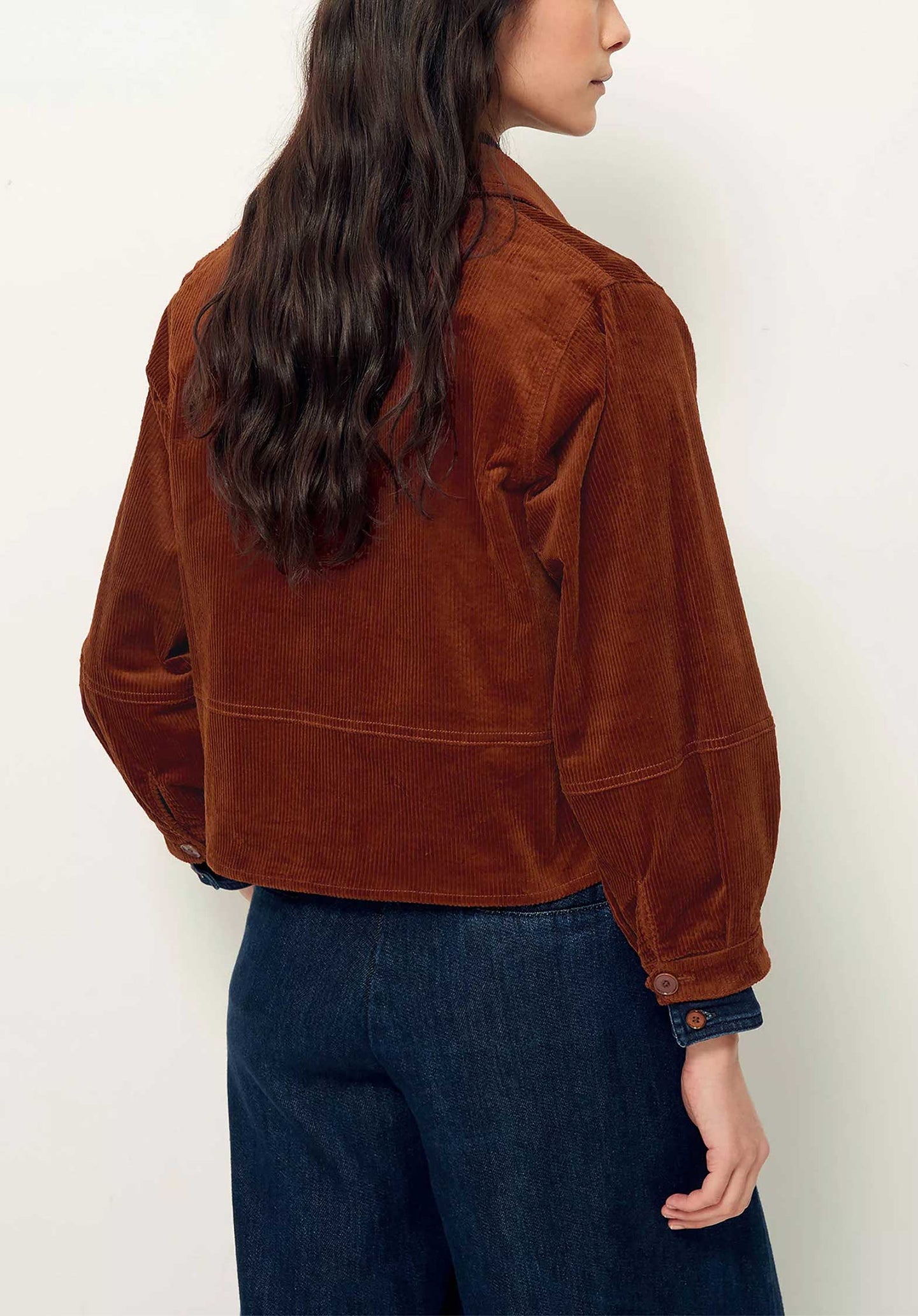 Denim Shirt Leone Corduroy Copper