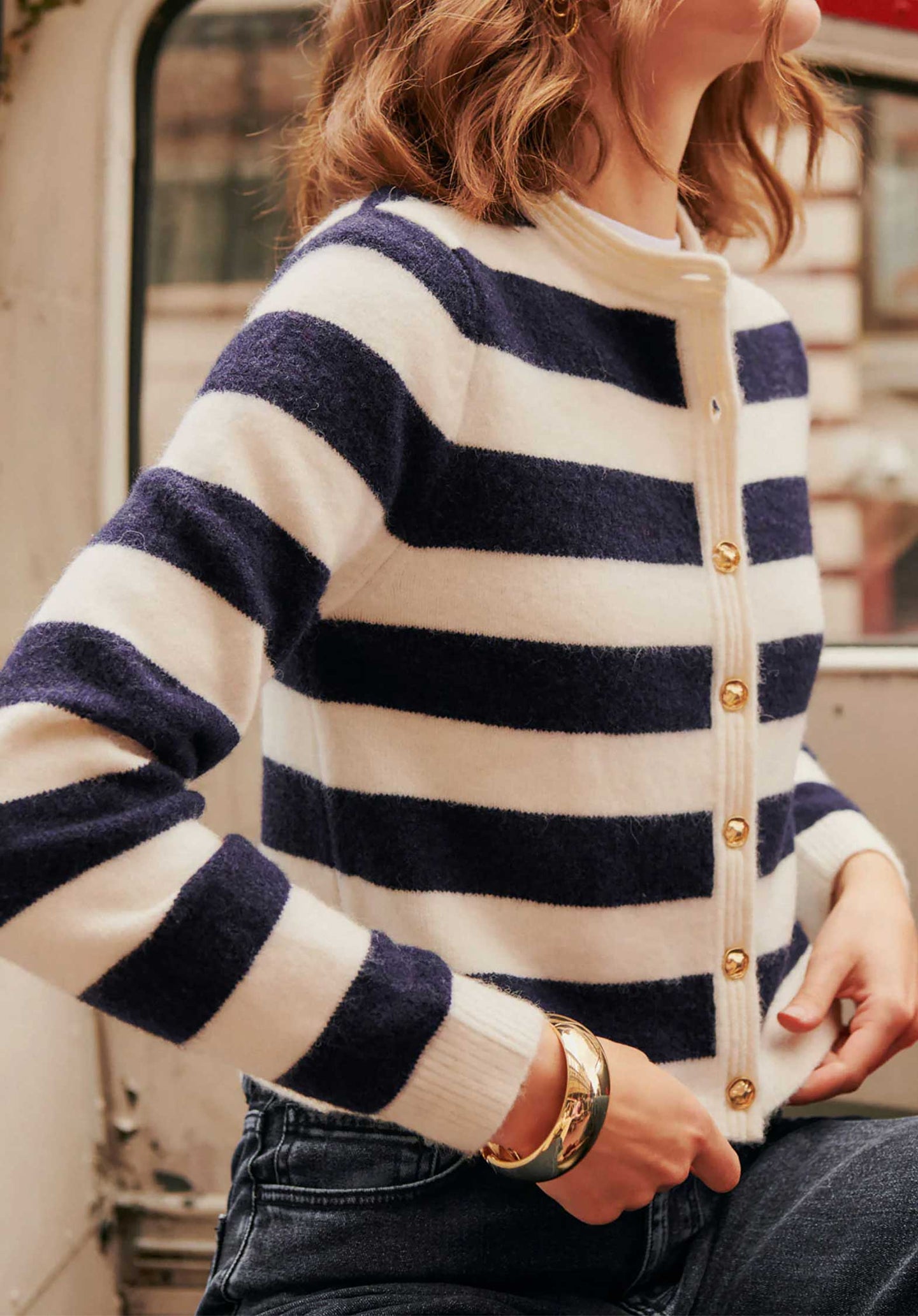 Cardigan Myri Myriam Stripes Marine