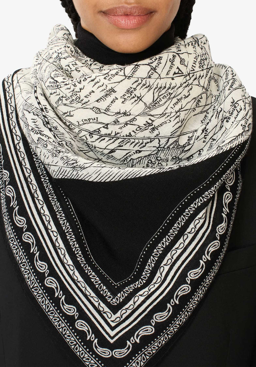 Scarf Ca202ma01 Black