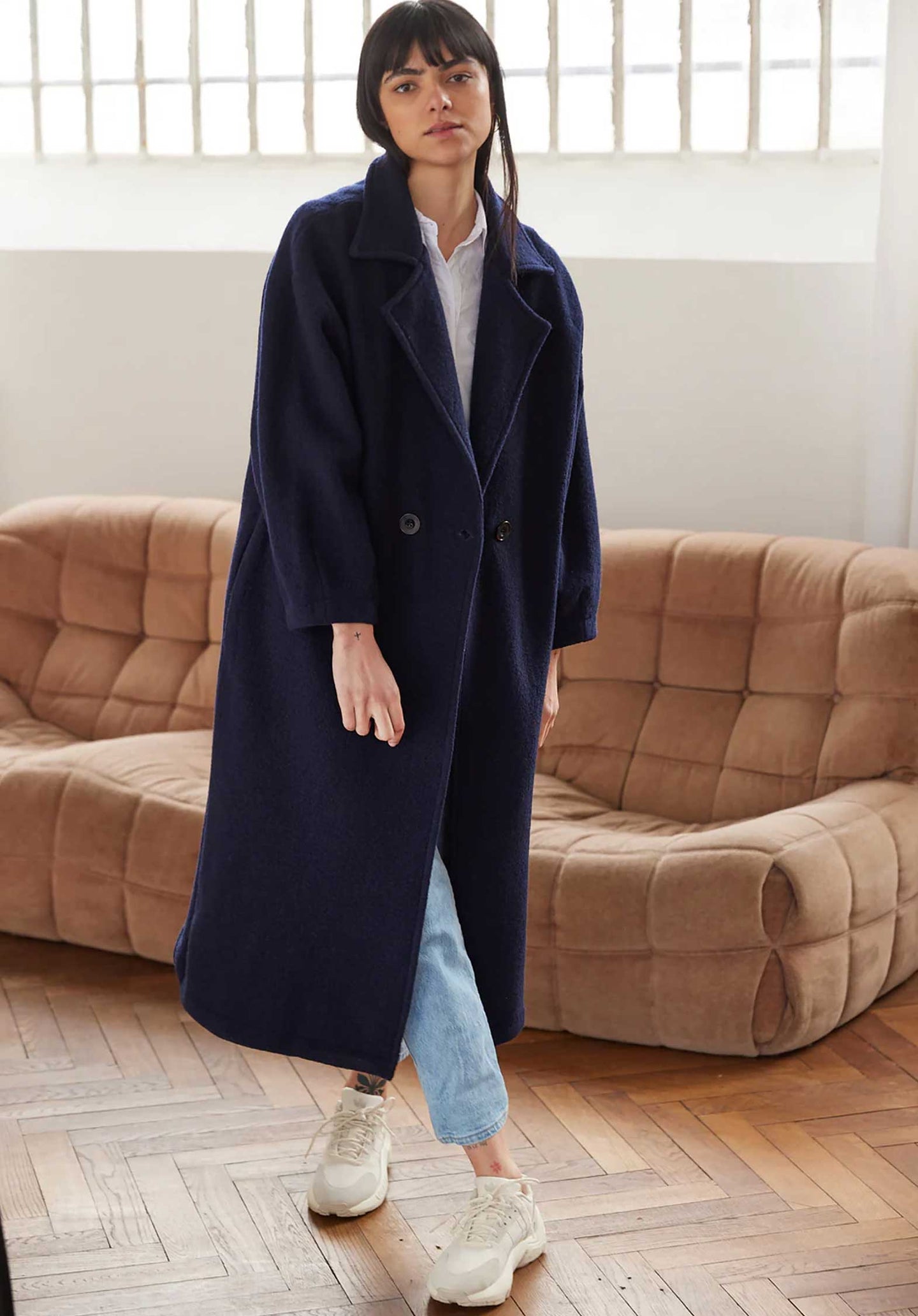 Coat Monk Navy