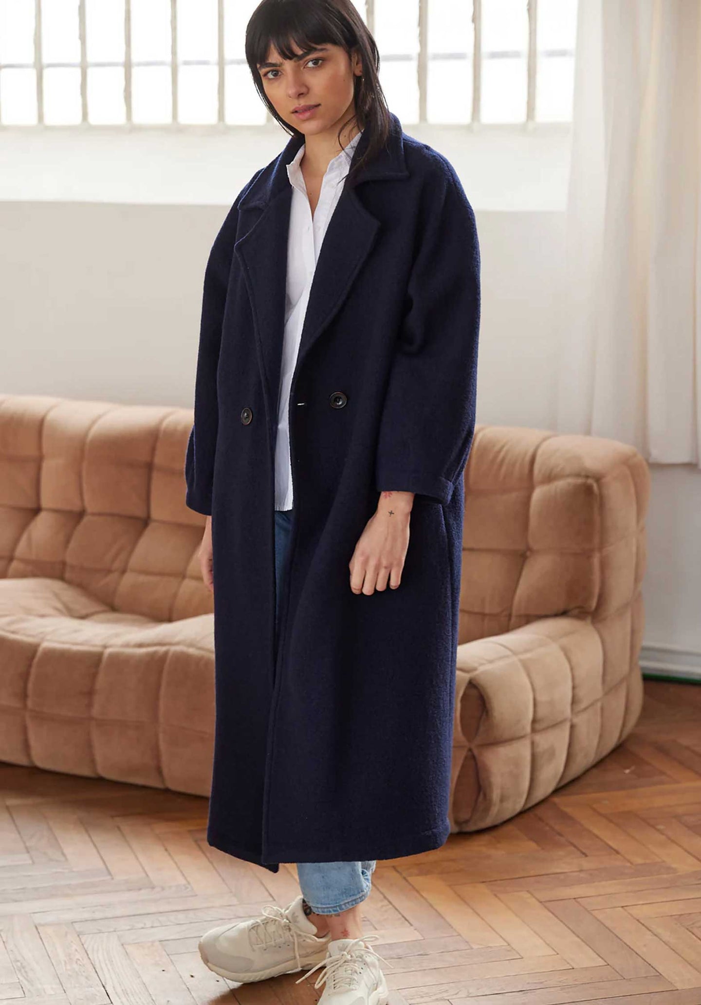 Coat Monk Navy