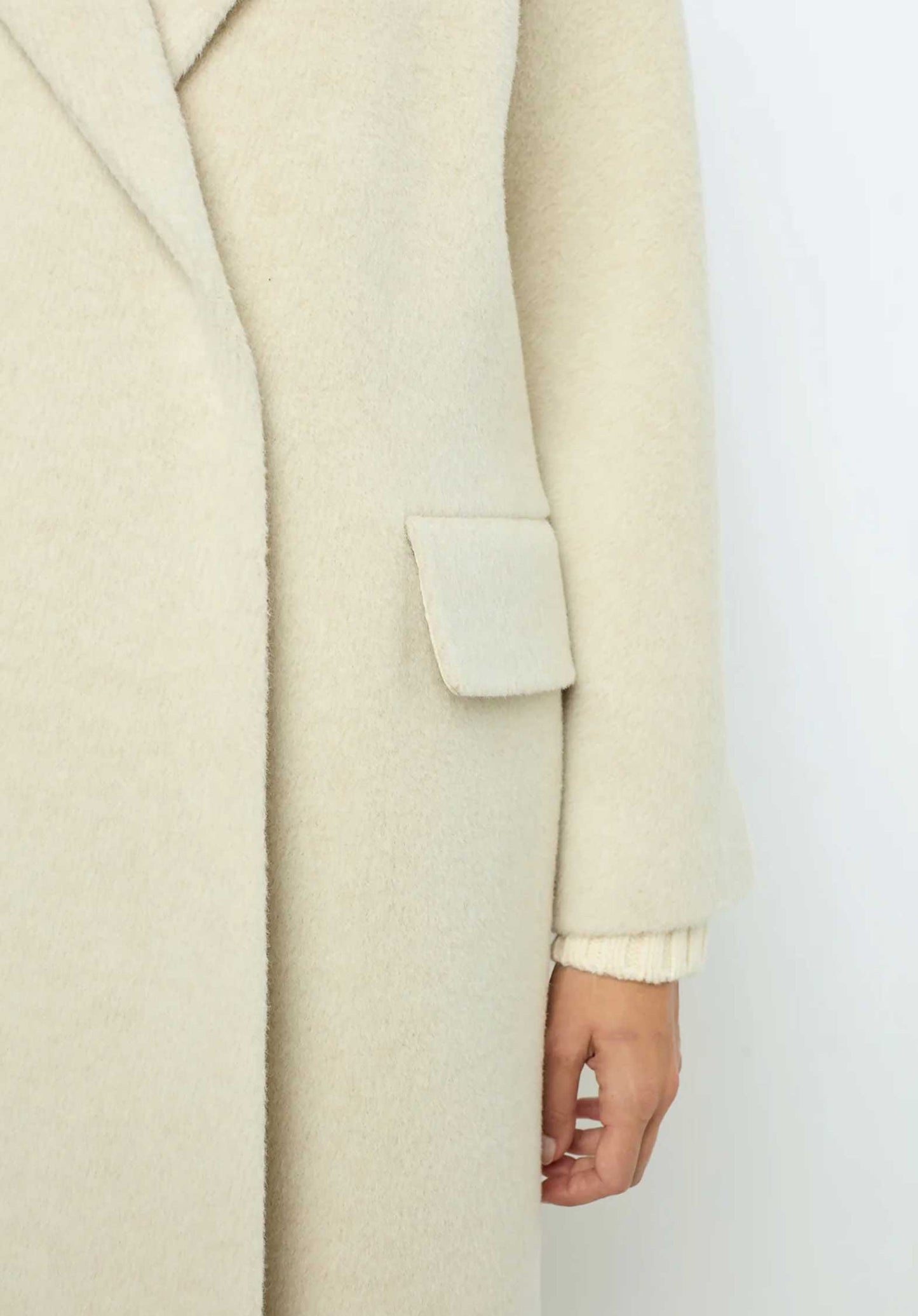 Coat Dam66a039 Ecru