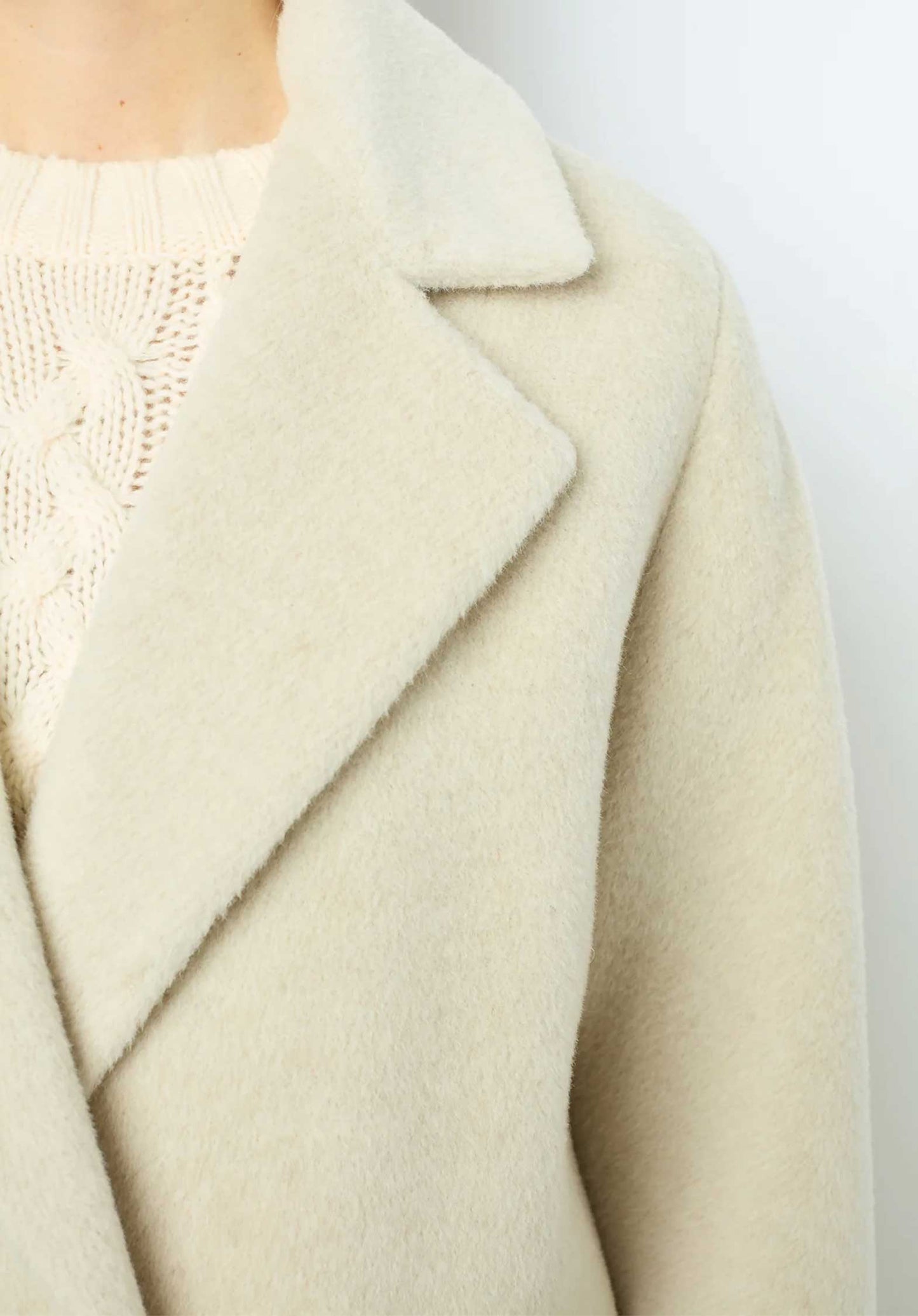 Coat Dam66a039 Ecru