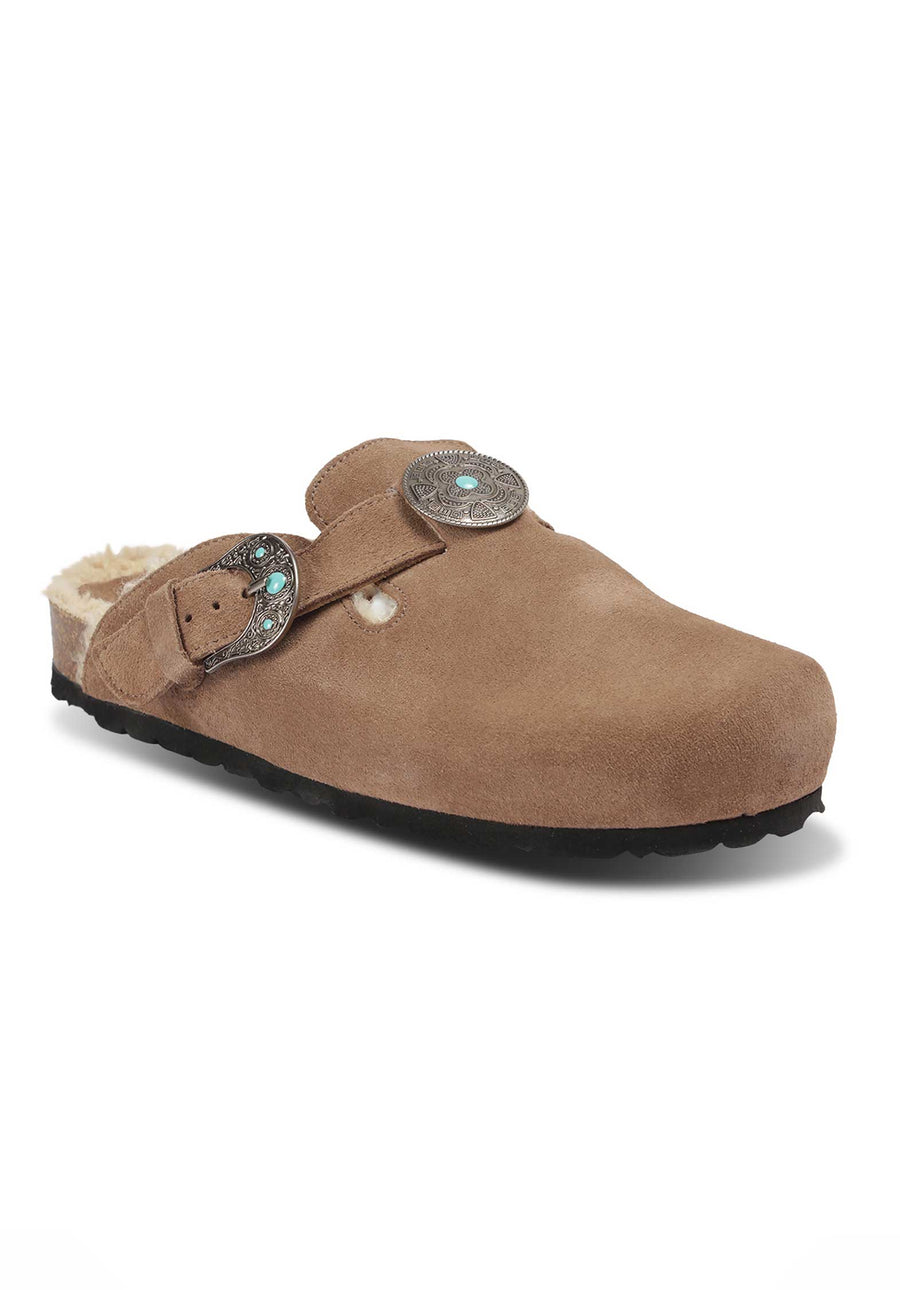 Sandal Donna Sabot 140 Visone