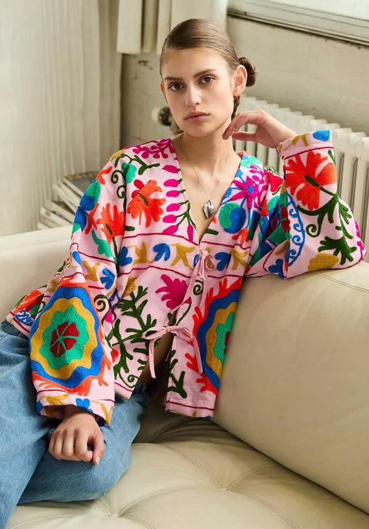 Jacket Fie Jacket Rose-Suzani