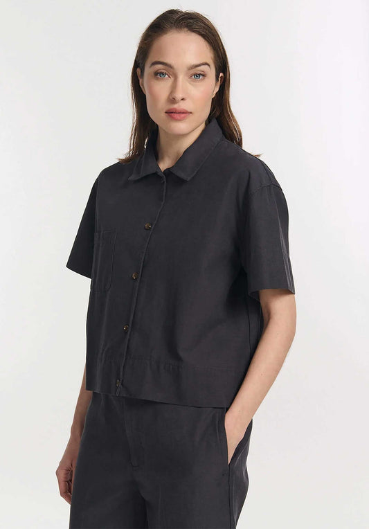 Shirt Dover Canvas Carbone