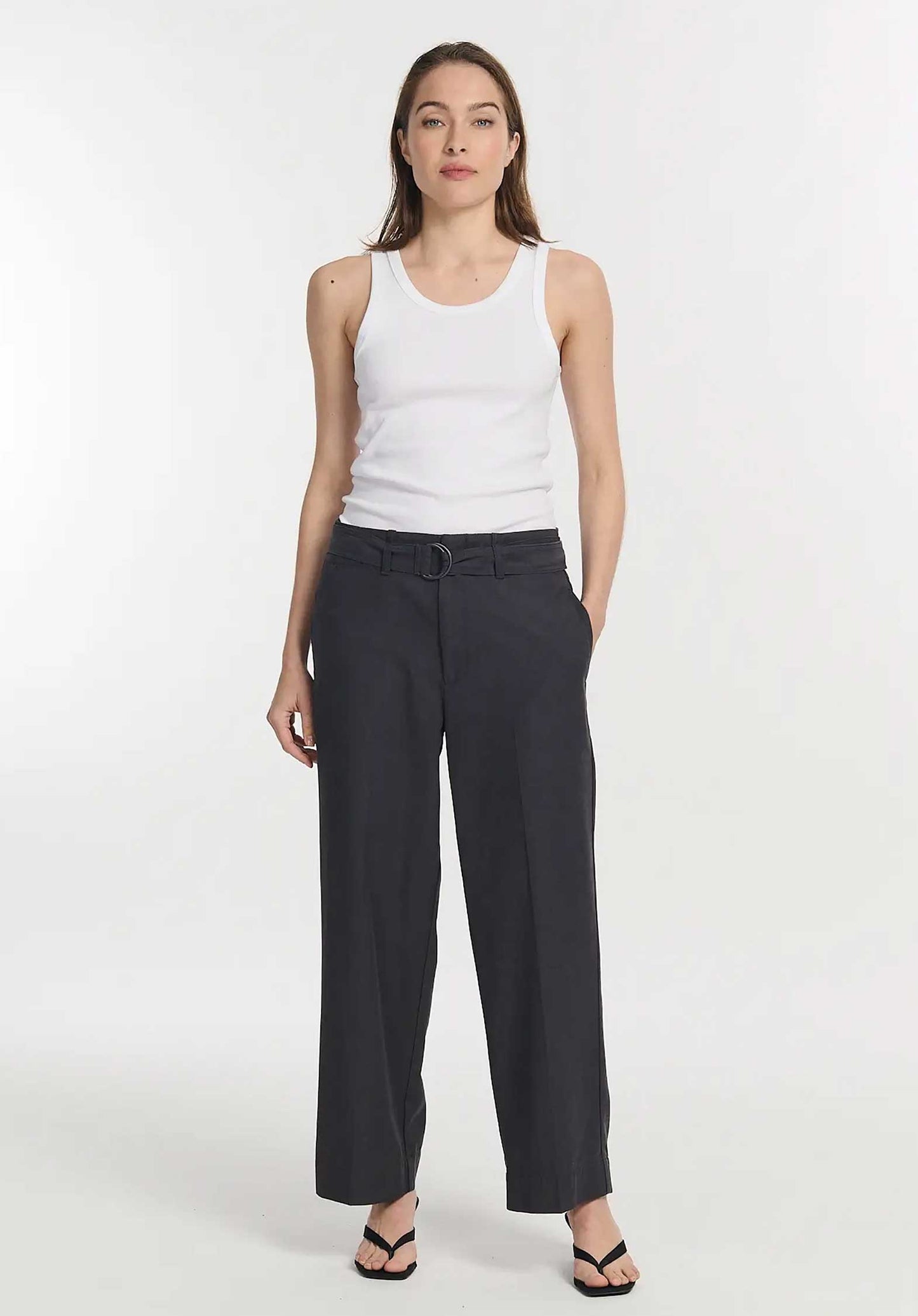 Pants Pony Canvas Carbone