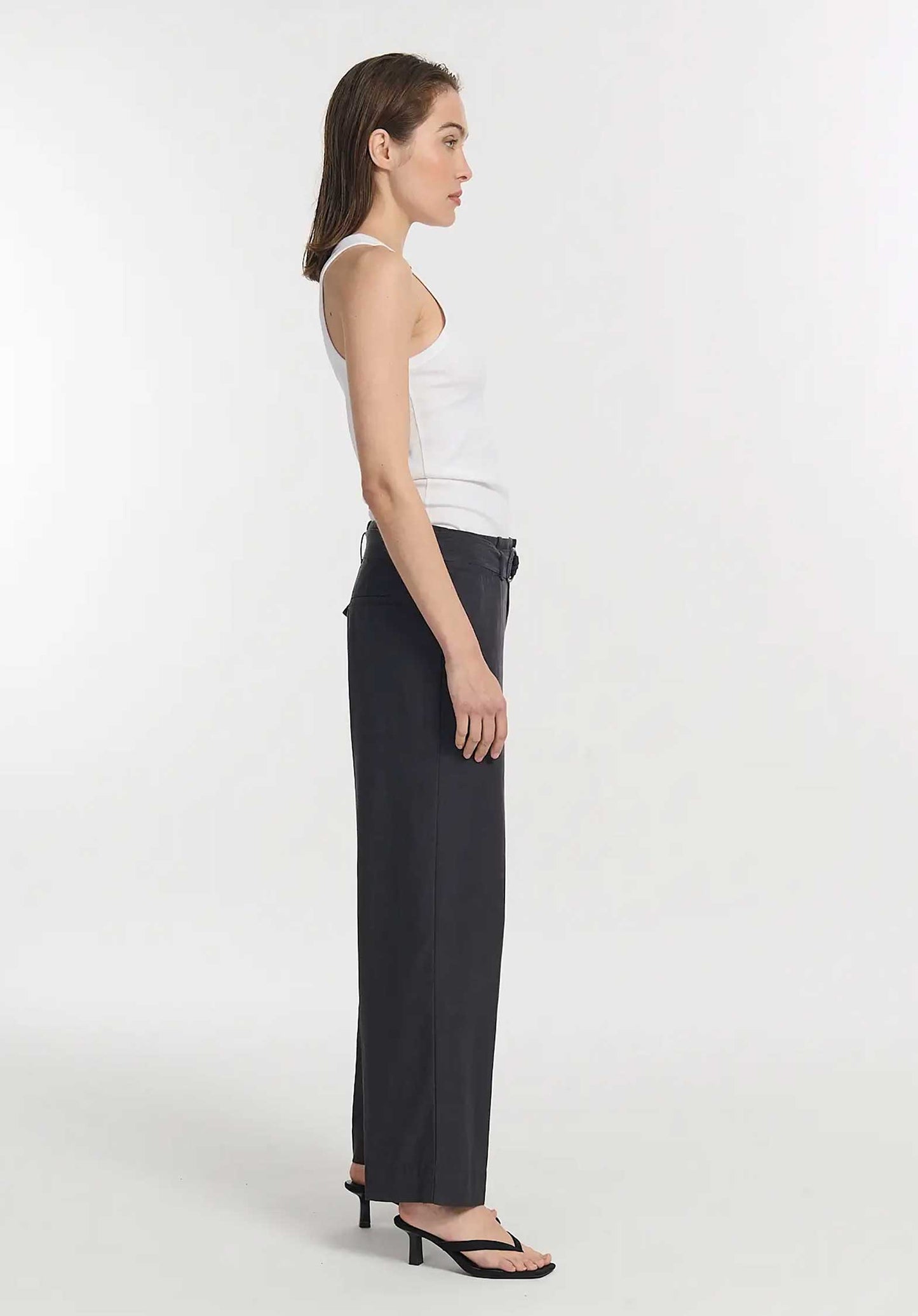 Pants Pony Canvas Carbone