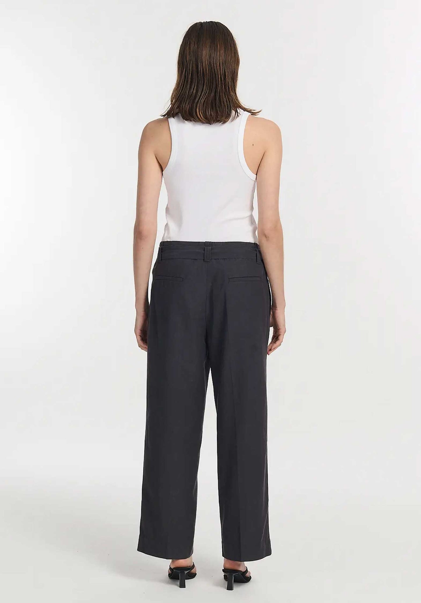 Pants Pony Canvas Carbone