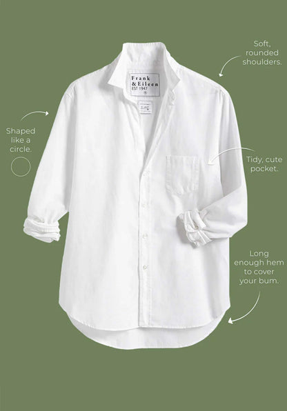 Shirt Eileen Classic W Classic-White-Chambr