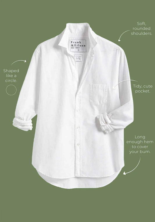 Shirt Eileen Classic W Classic-White-Chambr