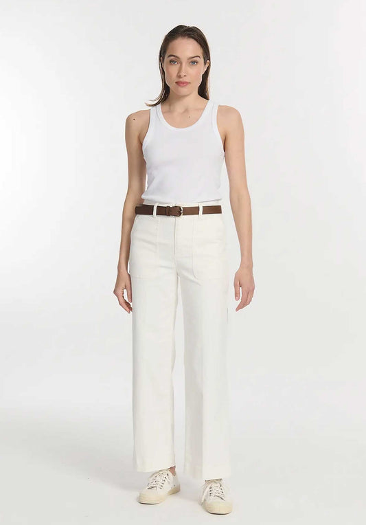 Jeans Sunday Utility Blanc