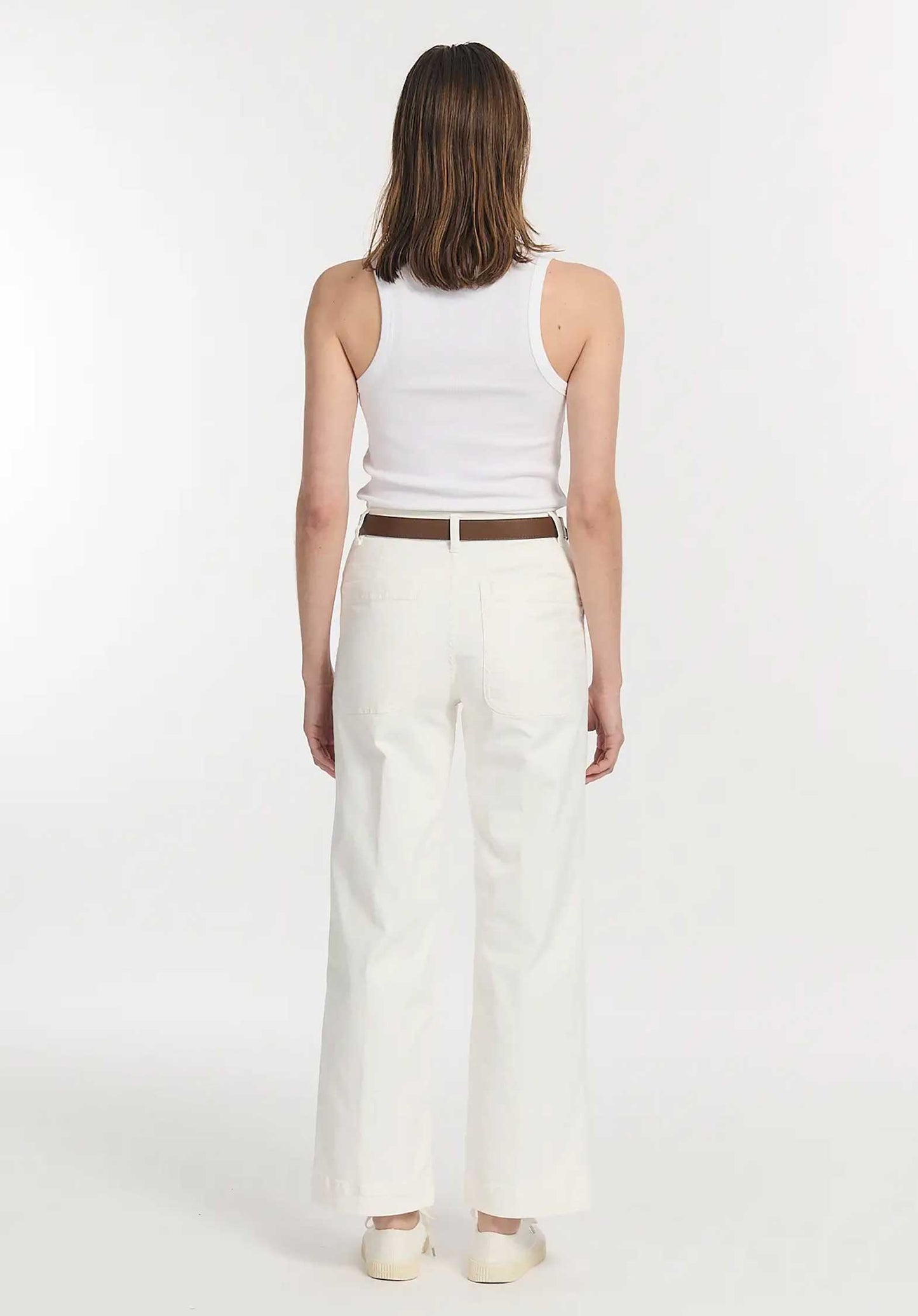 Jeans Sunday Utility Blanc