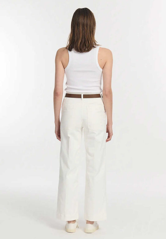 Jeans Sunday Utility Blanc