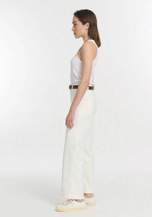 Jeans Sunday Utility Blanc