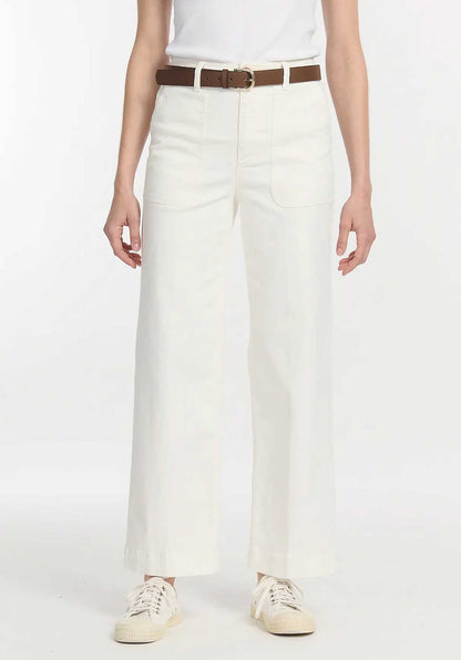 Jeans Sunday Utility Blanc