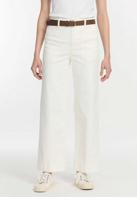 Jeans Sunday Utility Blanc