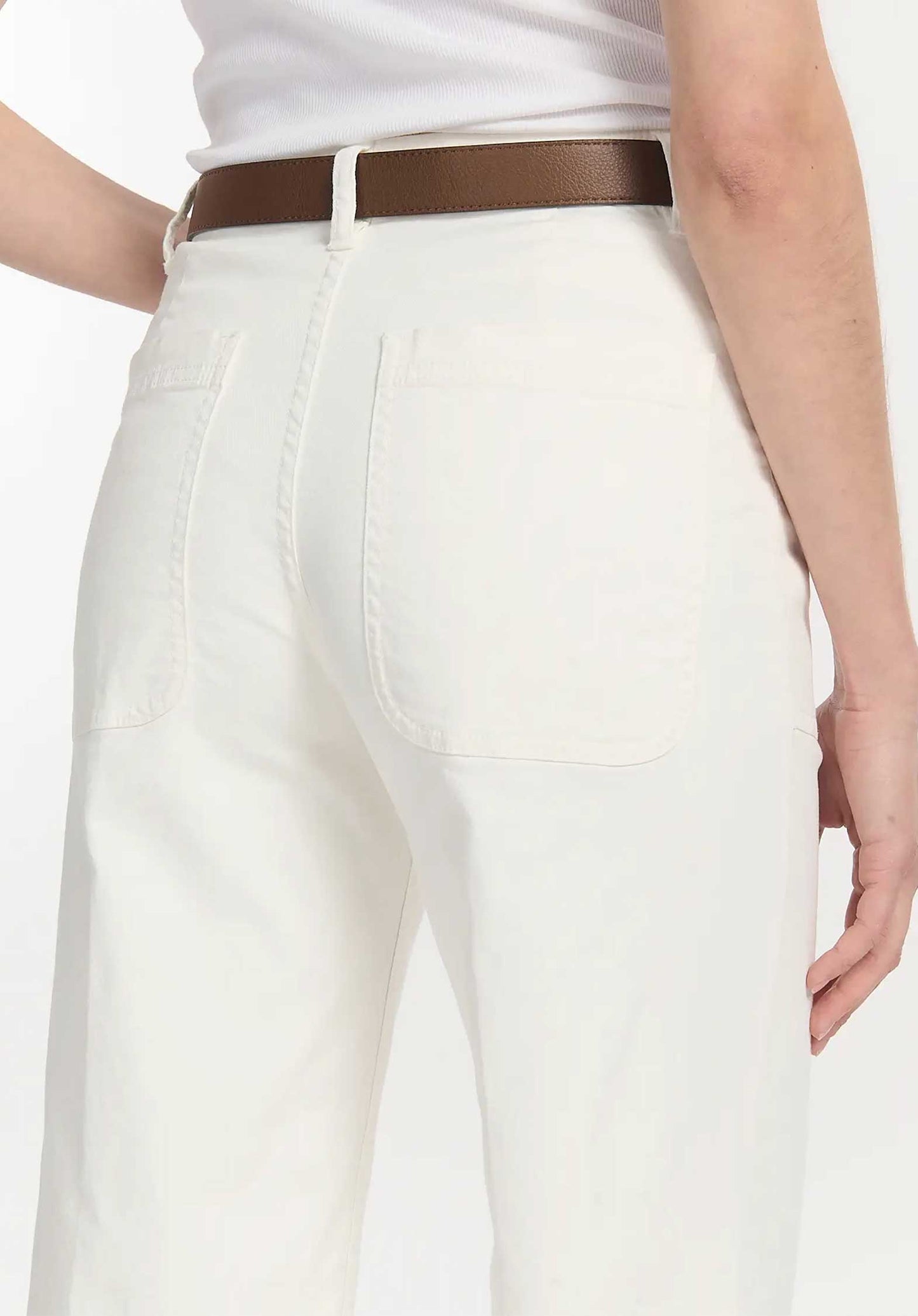 Jeans Sunday Utility Blanc