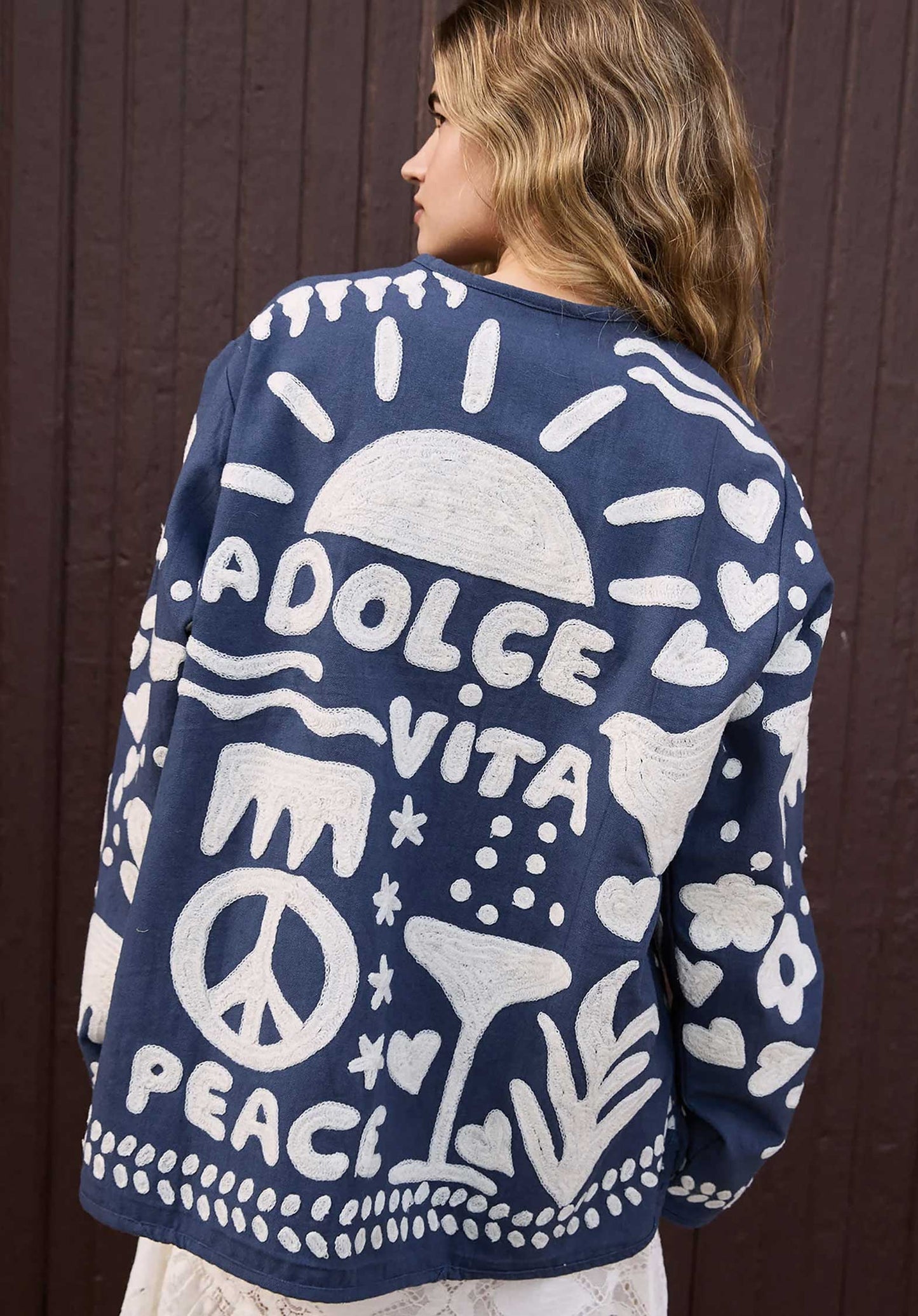 Jacket Maggie Suzani Navy-Peace