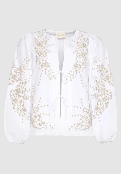 Blouse Magdalena Top Ecru