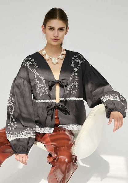 Jacket Lia Top Asphalt