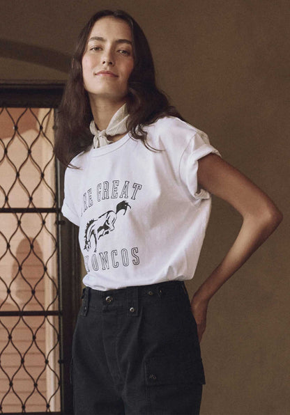 Tshirt The Boxy Crew T-White-Bronco