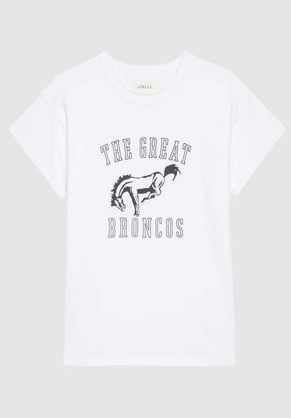 Tshirt The Boxy Crew T-White-Bronco