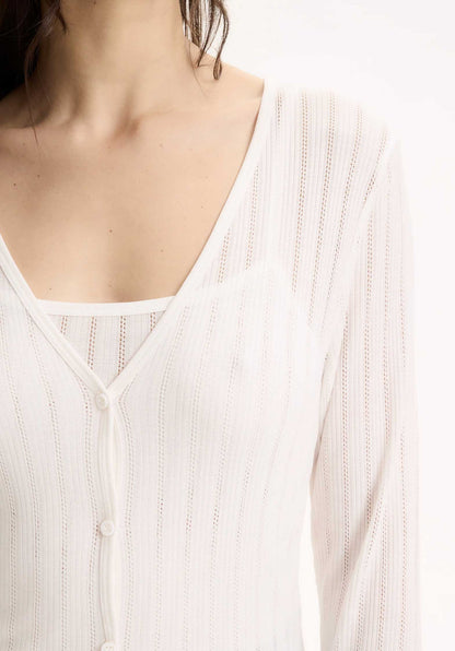 Cardigan 460-fgi232 Cream