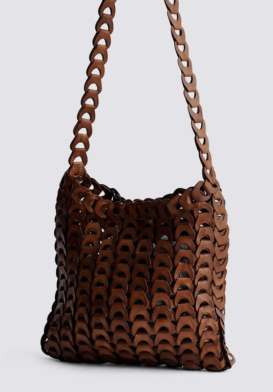 Crossbody Bag Ns Link Tote Dark-Brown