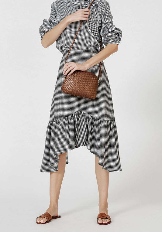 Crossbody Bag Chunky Fell Poch Tan