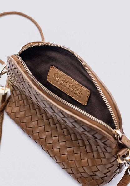 Crossbody Bag Chunky Fell Poch Tan