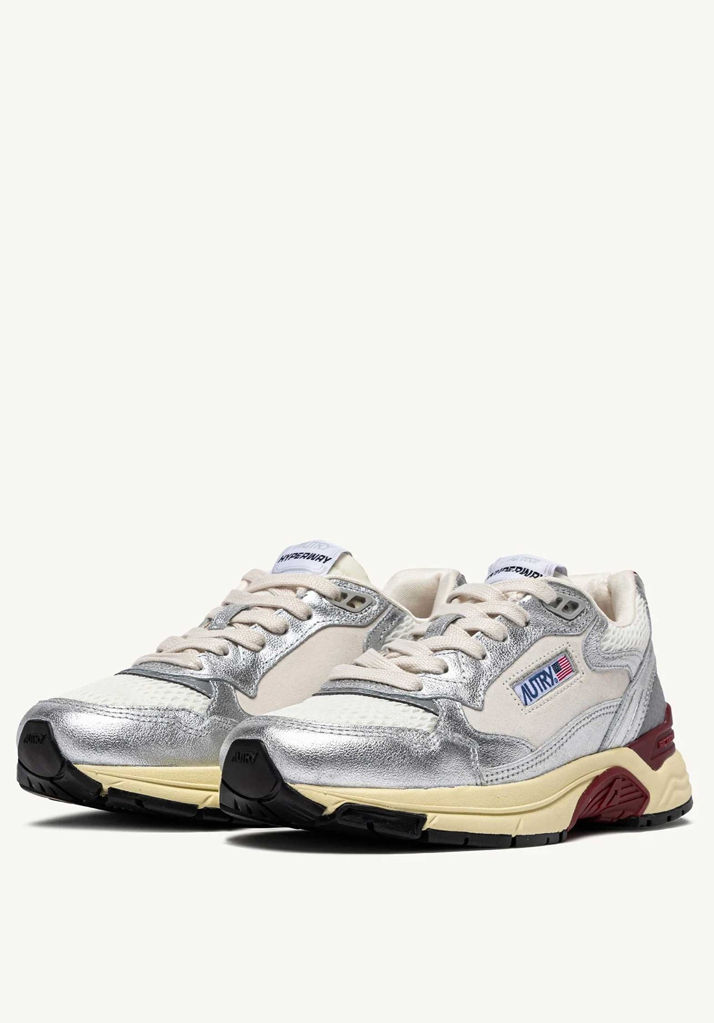 Sneaker Hyperway Low Em Silver-Syrah