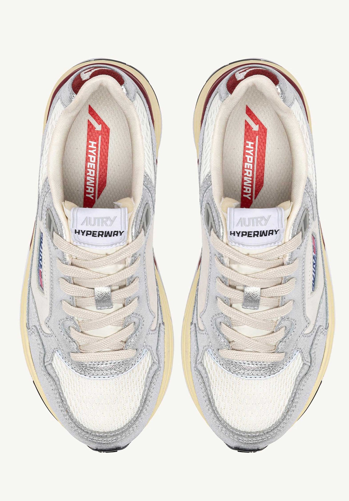 Sneaker Hyperway Low Em Silver-Syrah