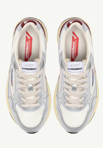 Sneaker Hyperway Low Em Silver-Syrah