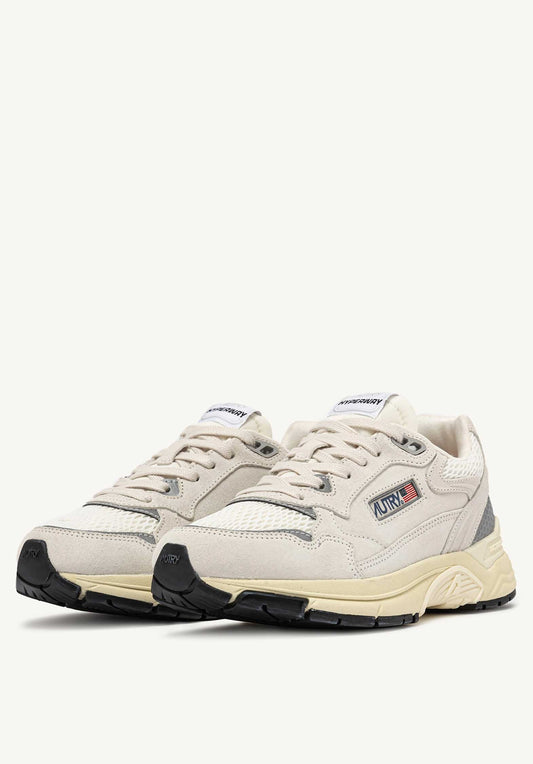 Sneaker Hyperway Low Um White-Silver