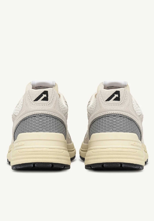 Sneaker Hyperway Low Um White-Silver