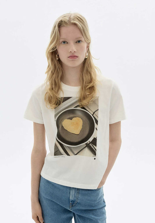 Tshirt Ida Pancake White