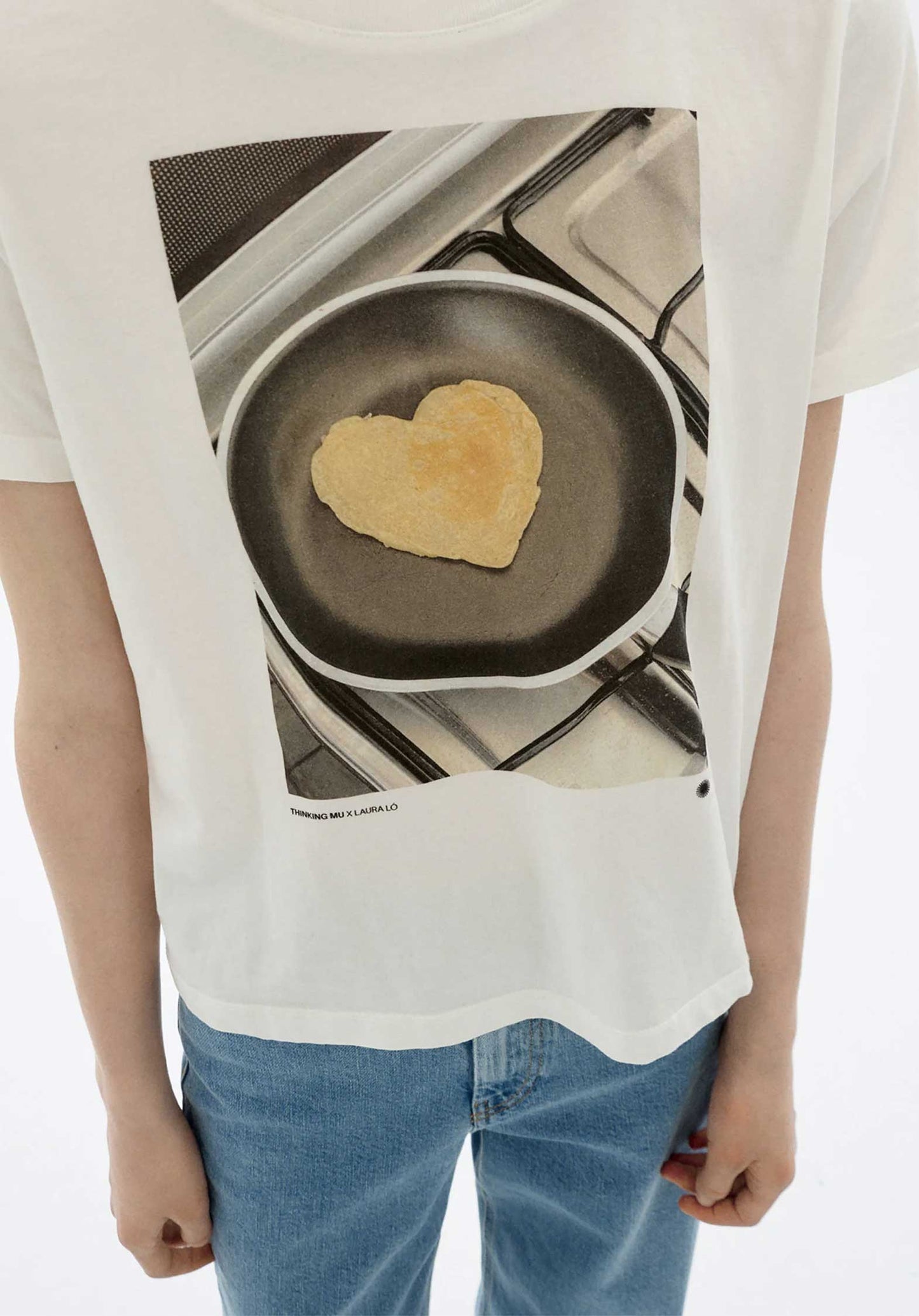 Tshirt Ida Pancake White